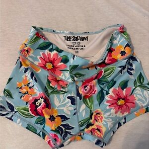 Floral High-Waisted Shorts